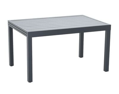 Lungo jatkettava ruokapöytä 135-270x94,5 cm tummanharmaa